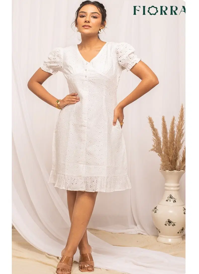 Fiorra DR0013 Designer Wear Ladies One Piece Western Dress Wholesale In India